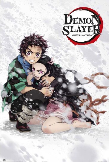 Demon Slayer Tanjiro and Nezuko - plakat