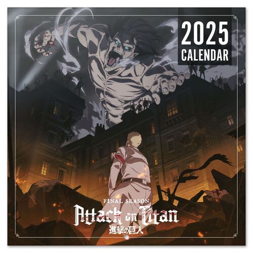 Attack On Titan - kalendarz 2025