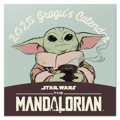 Grogu From Star Wars The Mandolarian - kalendarz 2025