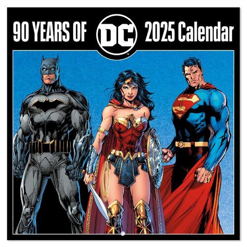 DC Comics 90th Anniversary - kalendarz 2025