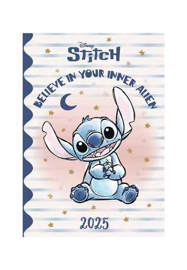 Stitch - dziennik A5 kalendarz 2025