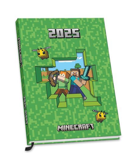 Minecraft - dziennik A5 kalendarz 2025