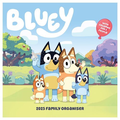 Bluey - kalendarz 2025 organizer