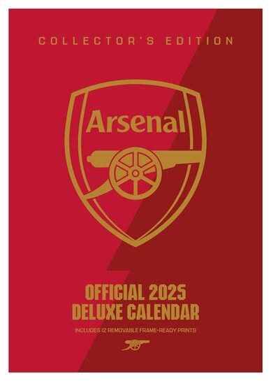 Arsenal FC Deluxe - kalendarz A3 na 2025 rok