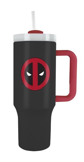 Deadpool Symbol - kubek termiczny z uchem