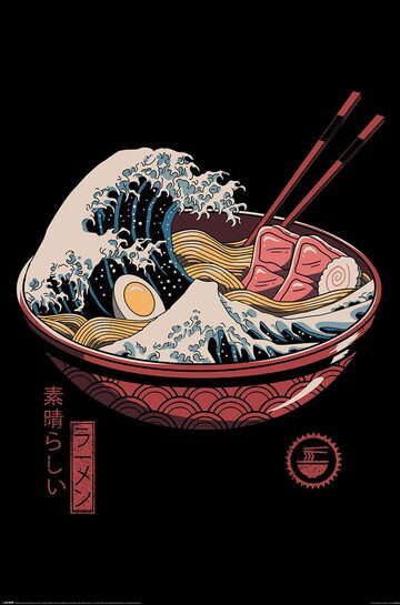 Vincent Trinidad Great Ramen Wave - plakat