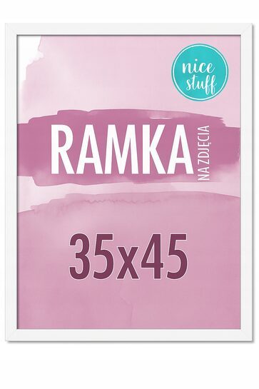 Ramka na zdjęcia 35x45 Ramka 35x45 Ramki na zdjęcie biała MDF białe