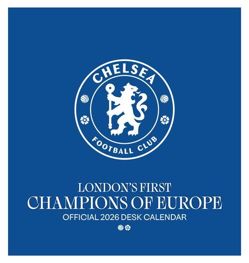 Chelsea FC - biurkowy kalendarz 2026