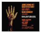James Bond Goldfinger - obraz na płótnie