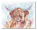 Canvas z krówką Highland Cow