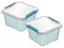 Pojemnik box pudełko plastikowe organizer 2x 3l