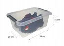 Pojemnik plastikowy box organizer pokrywa 12,5l