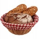 Koszyk rattan okrągły na pieczywo chleb 22 cm