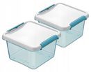 Pojemnik box pudełko plastikowe organizer 2x 3l