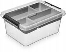 Pojemnik plastikowy box organizer pokrywa 12,5l