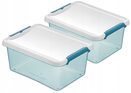 Pojemniki pudło plastikowe organizer 2x 1,6l