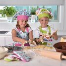 Fartuch kuchenny rękawica czapka dziecięcy zestaw
