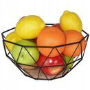 Kosz koszyk metalowy patera na owoce warzywa