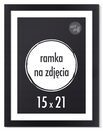 RAMKA NA ZDJĘCIA 15x21 cm A5 foto ramki czarna