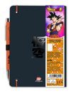 Dragon Ball Super Goku - zeszyt, notes A5, 90 kartek, w kropki, gumka, długopis