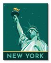 New York Liberty - obraz na płótnie