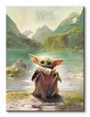 Star Wars The Book Of Boba Fett Grogu - obraz na płótnie