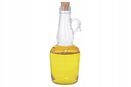 Butelka na oliwę olej ocet szklana z korkiem 2 szt
