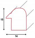 RAMKA NA ZDJĘCIA 10x15 A6 ramki złota czarna