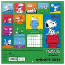 Detal wysokiej jakości druku w Kalendarzu Snoopy