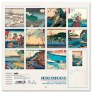 Przykładowe dzieło Hiroshige umieszczone w kalendarzu