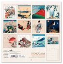 Przykładowe dzieło Hokusai umieszczone w kalendarzu
