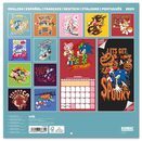 Przykładowe ilustracje Sonic umieszczone w kalendarzu