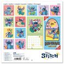 Pełny widok kalendarza ściennego 2024 Stitch