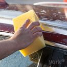Gąbka do mycia samochodu samochodowa żółta duża