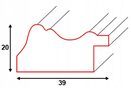 RAMKA NA ZDJĘCIA 18x24 B5 brąz ramki podpórka rama