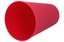 Kubek plastikowy kubki duży czerwony 400 ml 1 szt