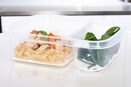 Pojemnik plastikowy dzielony na żywność lunchbox