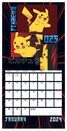 Kalendarz Pokemon 2024 - styczeń z Pikachu.