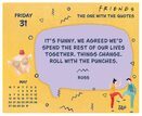 Friends - kalendarz zdzierak 2024