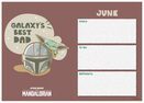 Star Wars The Mandalorian Grogu - dziennik A5 kalendarz 2024