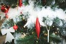 Bombki na choinkę SOPLE ozdoby świąteczne zawieszki czerwone zestaw 4 szt