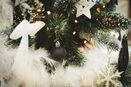 Bombka 15cm sople na choinkę czarne ozdoby świąteczne choinkowe 4szt zestaw