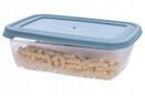 Pojemniki plastikowe na żywność 3 szt pokrywa niebieskie 1,2l lunchbox