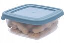 3x Pojemniki na żywność plastikowy z pokrywą box organizer pudełko 250 ml