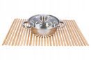 Podkładka na stół pod talerz mata stołowa 30x45 cm ochronna bambusowa