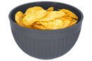 Miska szara kuchenna plastikowa 2l miski na sałatkę na chipsy żywność Ø18,5