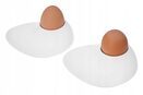 x2 Podstawki pod jajka stojak podstawka kieliszki do jajek białe komplet