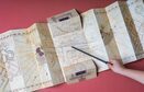 Harry Potter Mapa Huncwotów - mapa z pergaminu
