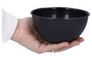 Miseczka plastikowa kuchenna czarna Ø13 cm miska na owoce przekąski 0,5l