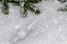 Czubek szpic NA CHOINKĘ 28,5 cm ozdoby świąteczne czub nietłukący brokatowy